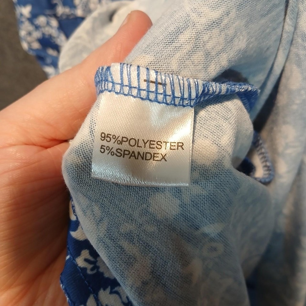 NWT Torary Med floral soft girl cottagecore peasant sundress stretchy pockets. - Picture 5 of 5